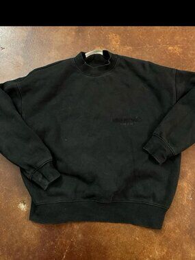 Fear of God Essentials logo-print crewneck sweatshirt Size XXS